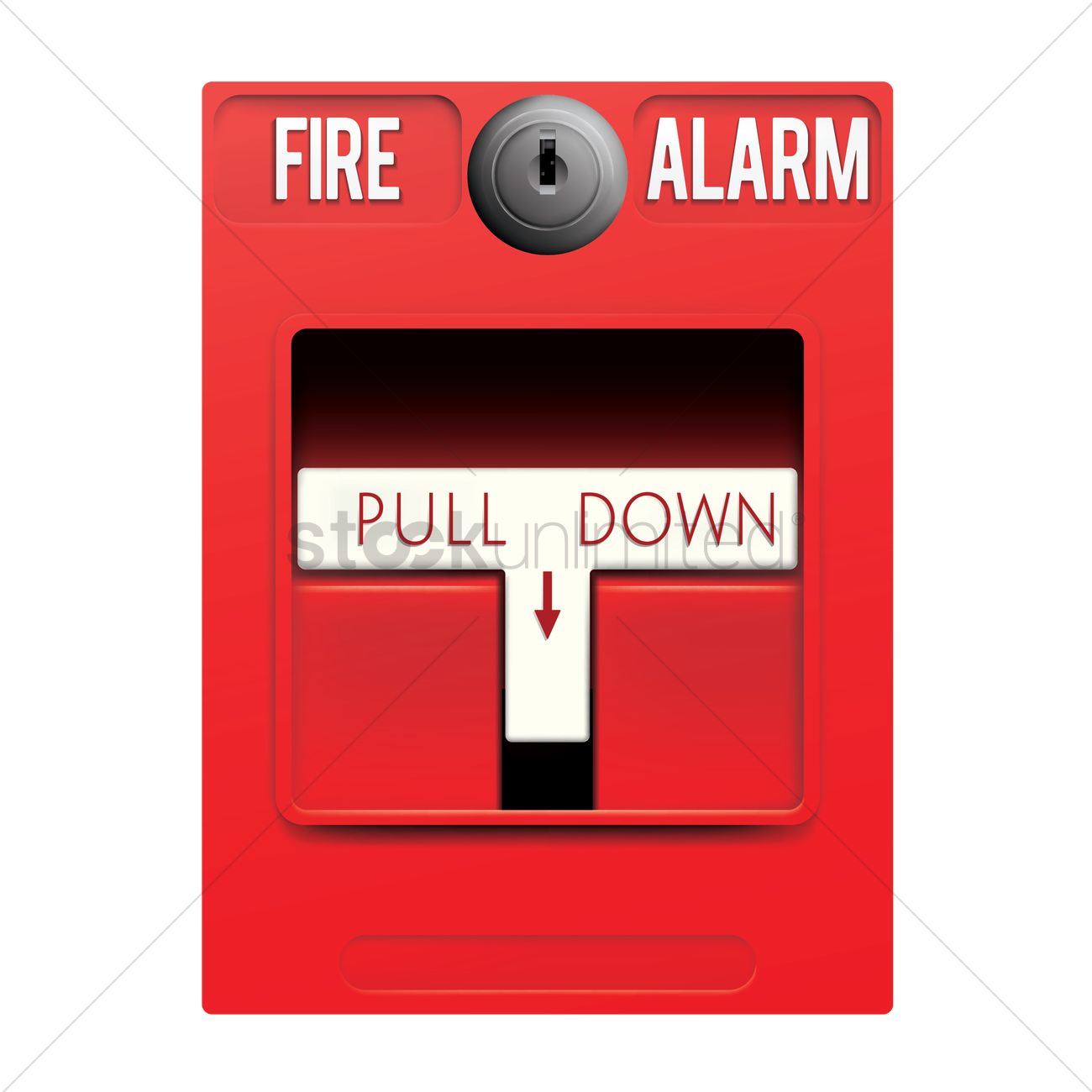 Fire alarm. vectors, stock clipart