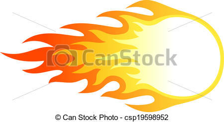 ... Fire ball - Illustration of ball in fire for your designs.