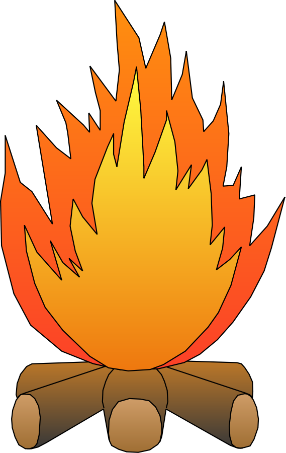 Fireplace fire clipart free c