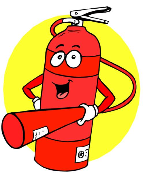 Clipart. Fire extinguisher .