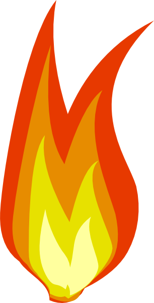 Fire flame clipart 2
