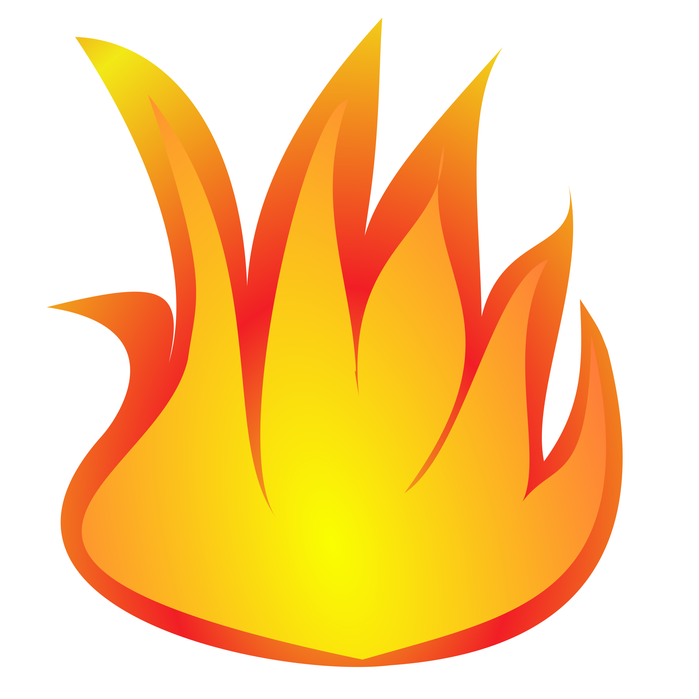 Fire flame clipart 2