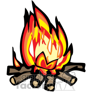 Fire Flames Clipart Black And ..