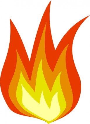 realistic fire flames clipart 8