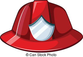 ... Fire helmet - Illustration of a fire helmet on a white.