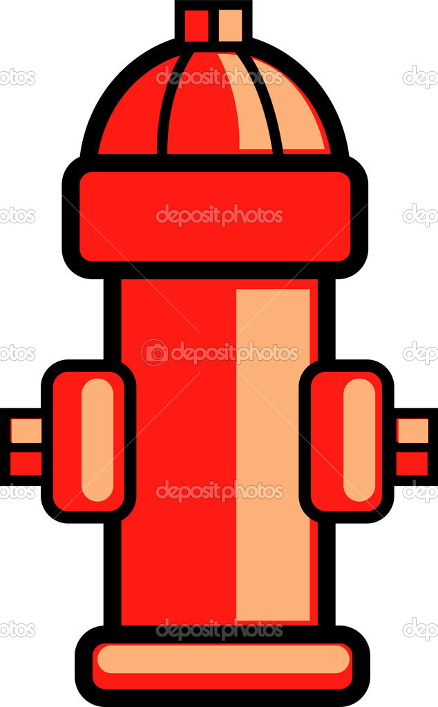 Fire hydrant clip art u2014 Stock Vector #17827721