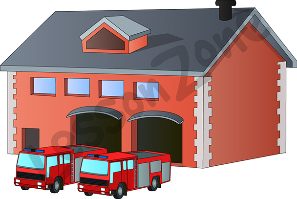 ... A fire station