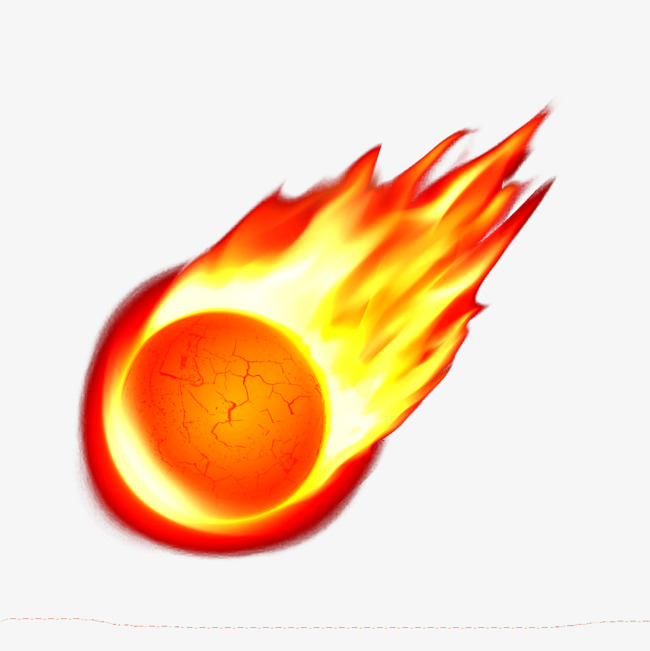 A meteorite png material image and. Fire flame computer icons. Fireball  clipart