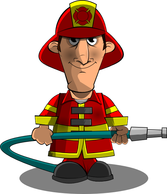Firefighter Clipart Black And White Clipart Panda Free Clipart