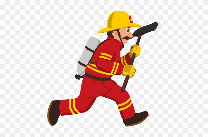 Firefighter Clipart Transparent - Firefighter Cartoon