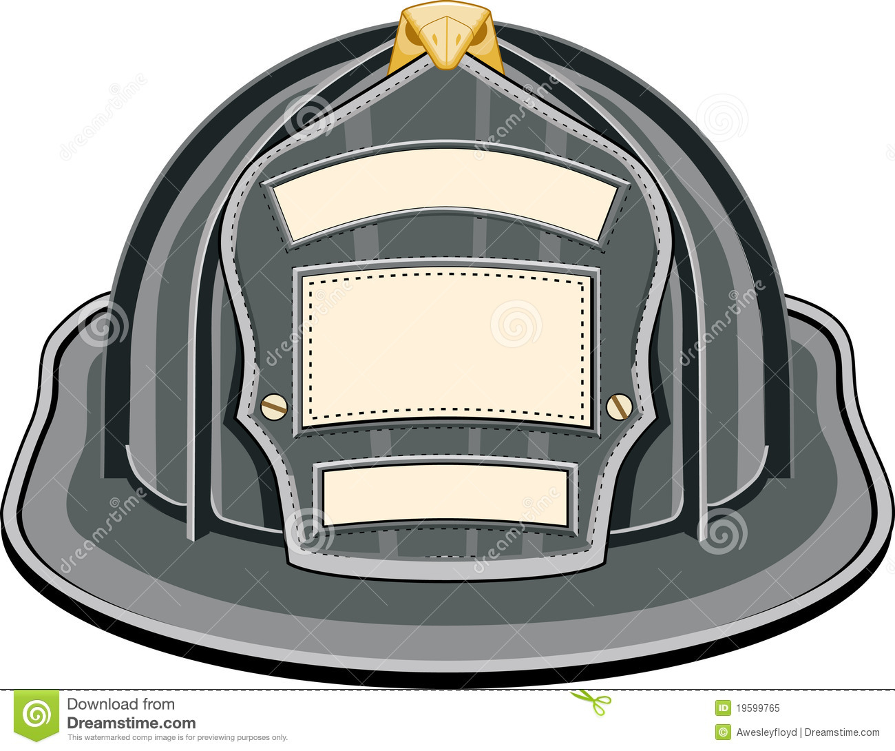 Firefighter Helmet Black Royalty Free Stock Photo Image 19599765