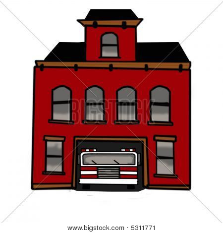 Firehouse - Firehouse Clipart