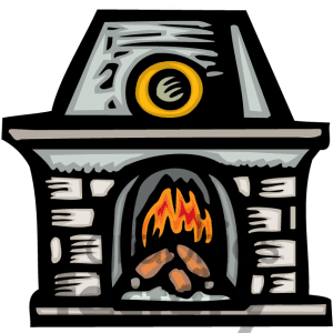 fireplace clipart - Fireplace Clip Art