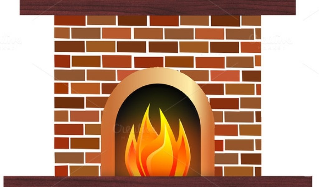 Fireplace clipart design - Fireplace Clip Art