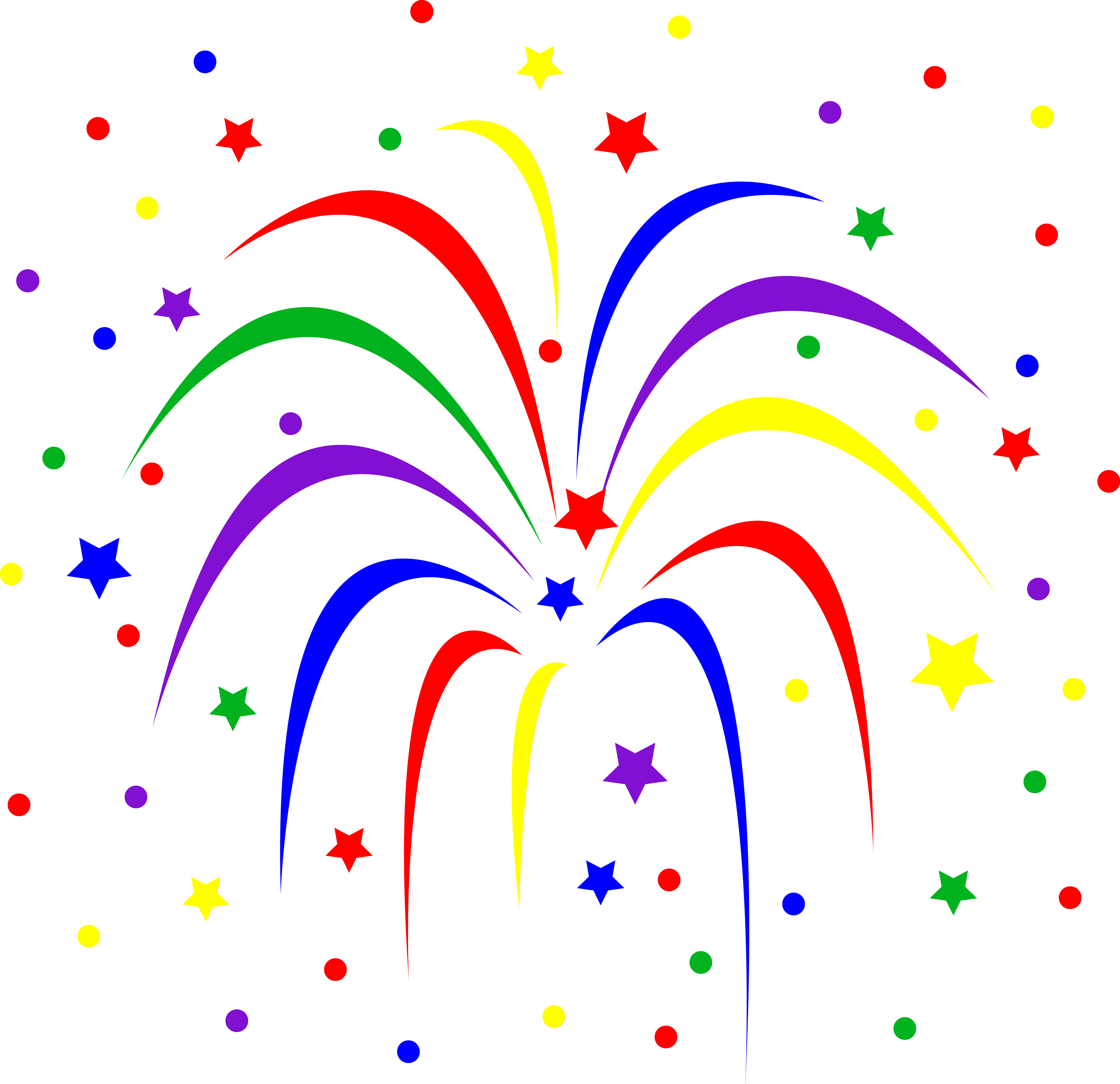 ... vector colorful fireworks