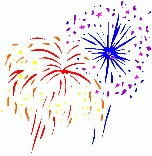 Fireworks clipart for ... Tue