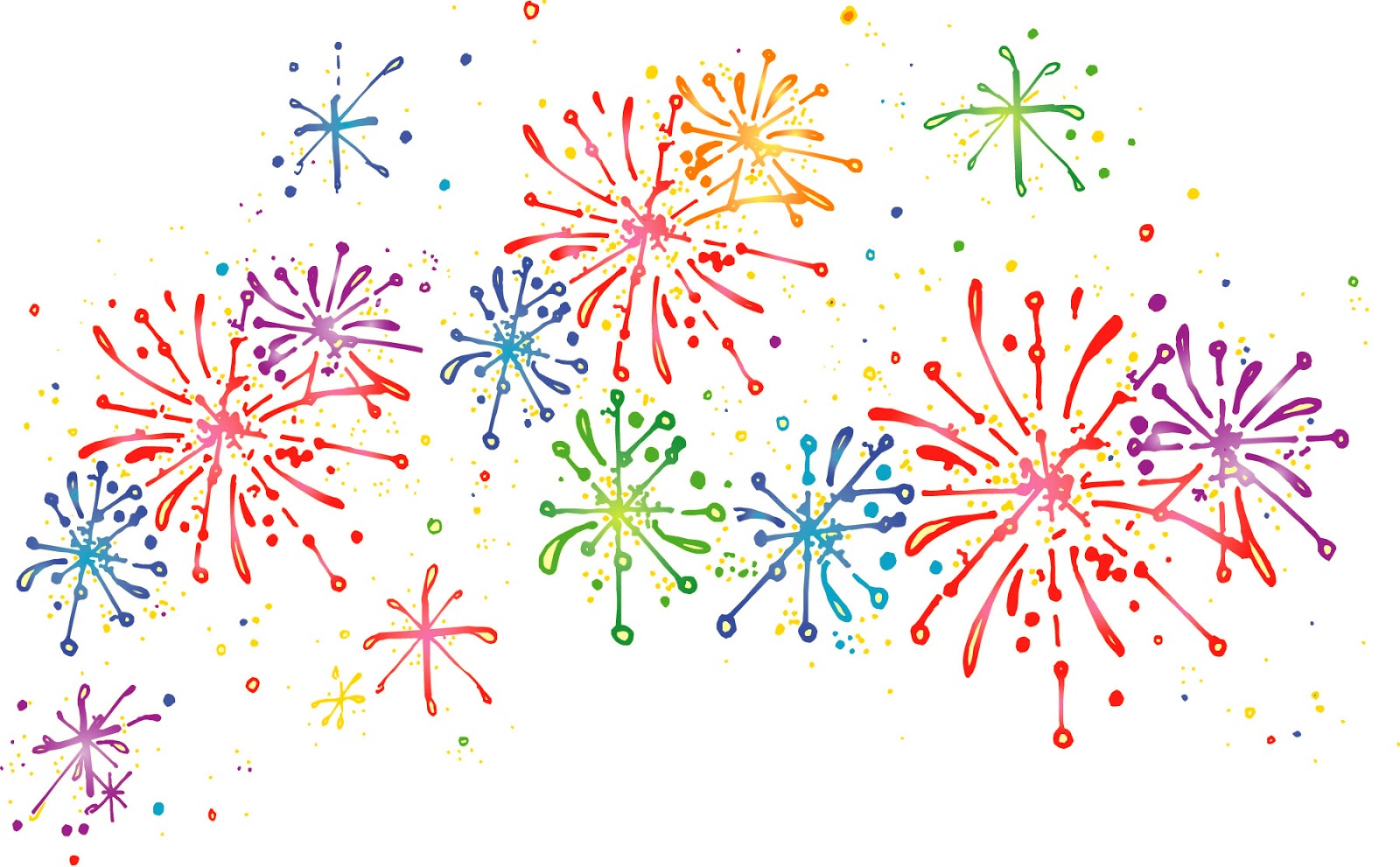 Fireworks clipart for ... Tuesday, January 1, 2013