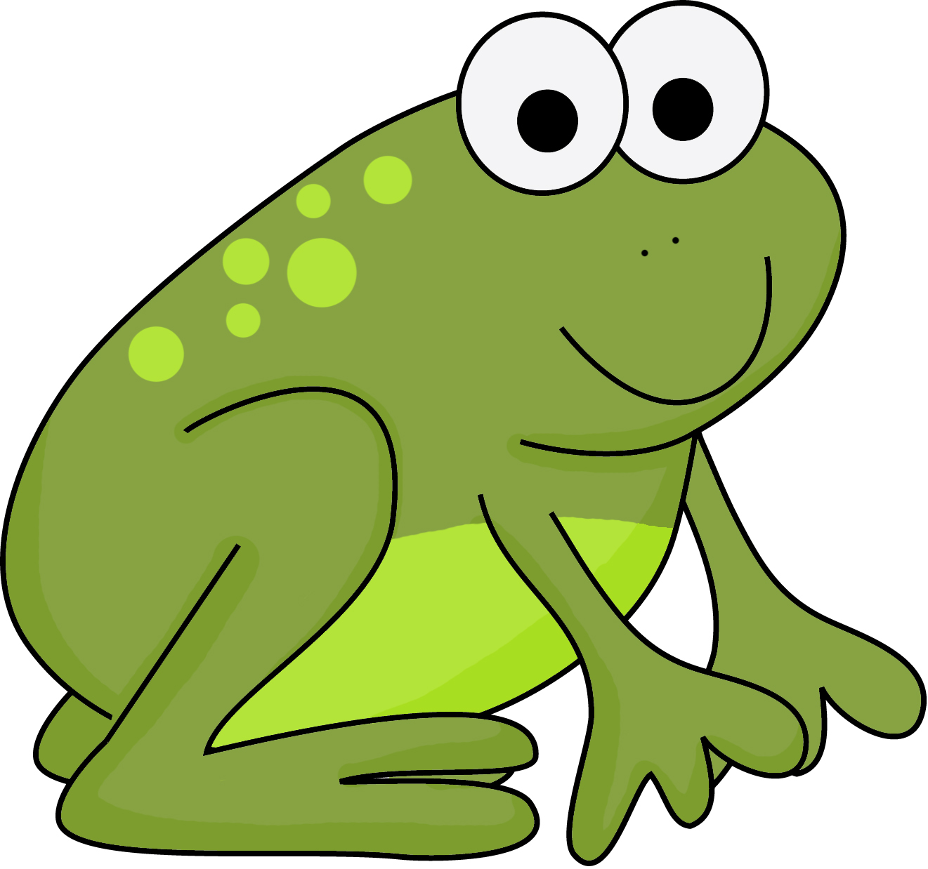 Cute Little Green Frog - Free