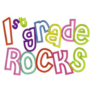 First Grade Rocks Clipart