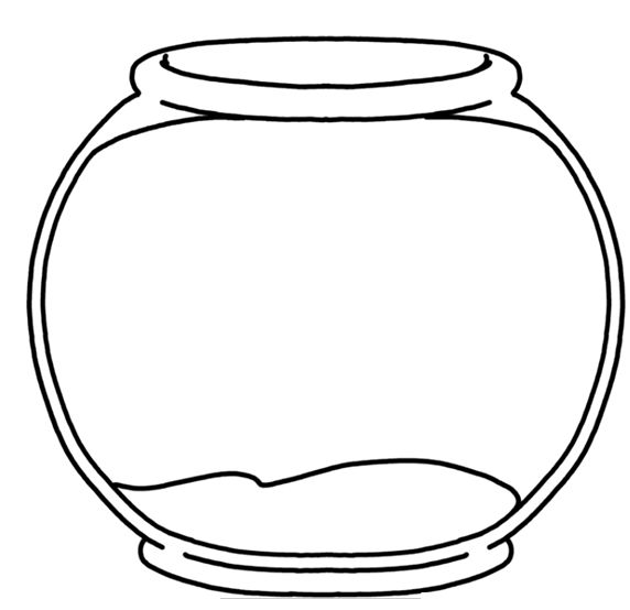 Fish In A Bowl Clipart