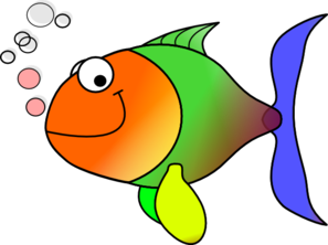 Fish clipart black and white 