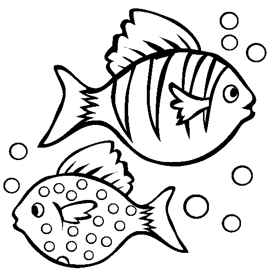 Fish Clipart Black And White  - Fish Clip Art Black And White