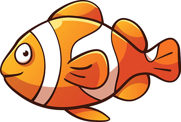 Splendid Design Clown Fish Clipart