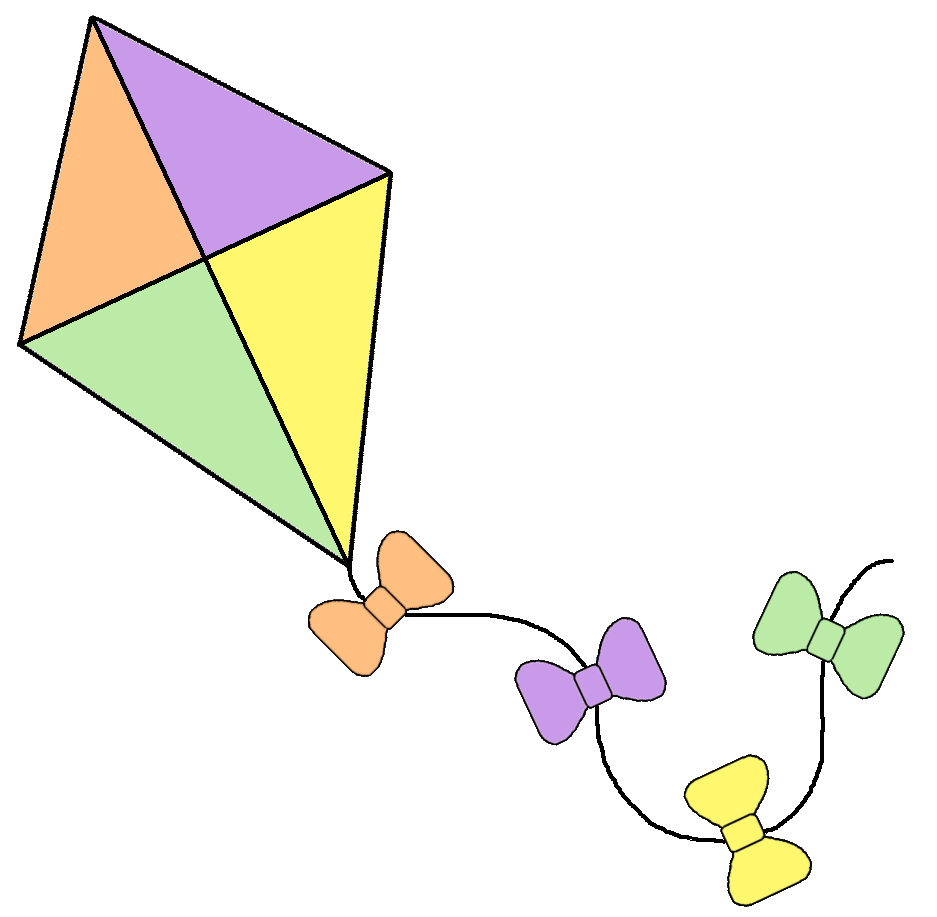 fish kite clipart id-14762 - Clip Art Kite
