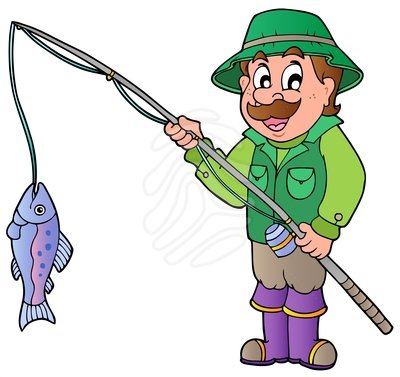 Fisherman cliparts