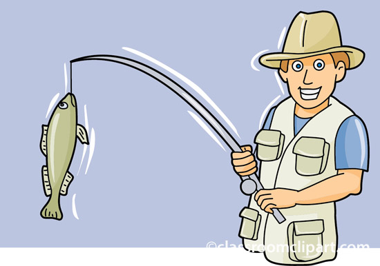 Fisherman free fishing clipart .