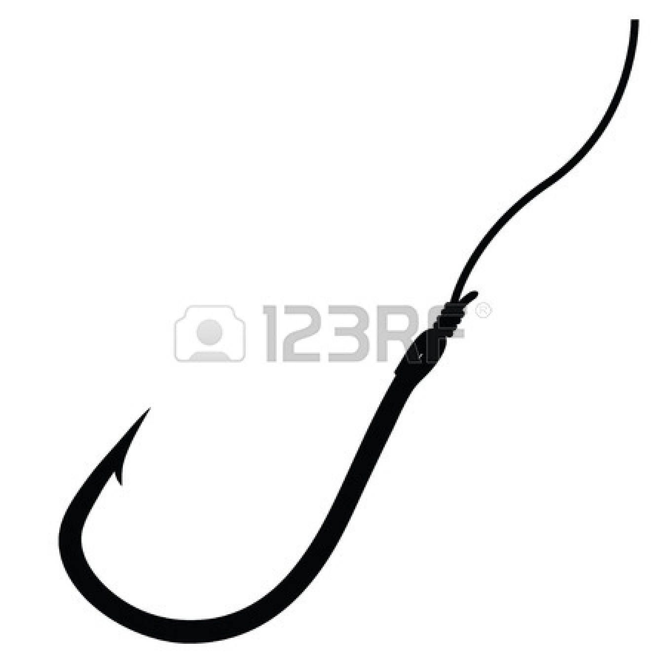 fishing hook and line clipart - Fish Hook Clipart