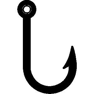 fishing hook clipart - Fish Hook Clip Art
