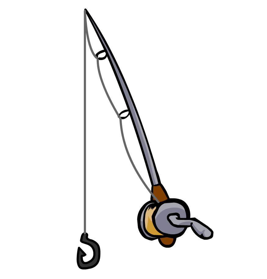 fishing pole with fish clipar - Fishing Pole Clipart