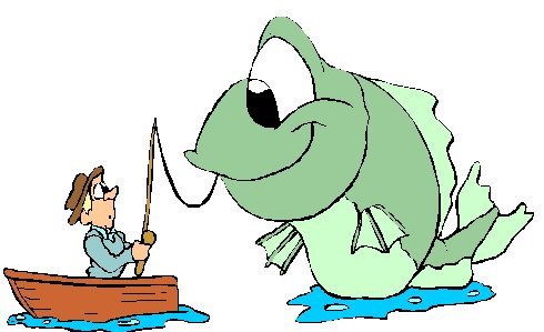 fishing clipart - Man Fishing Clipart