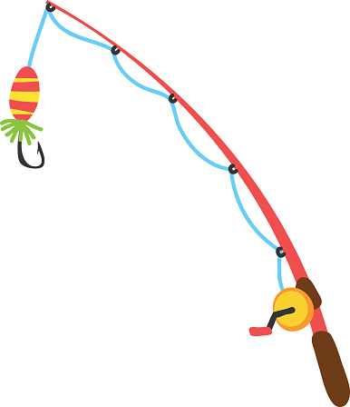 Kid Fishing Pole Clipart Clip