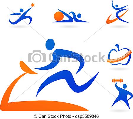 ... Fitness icons - Collectio - Fitness Clipart Free