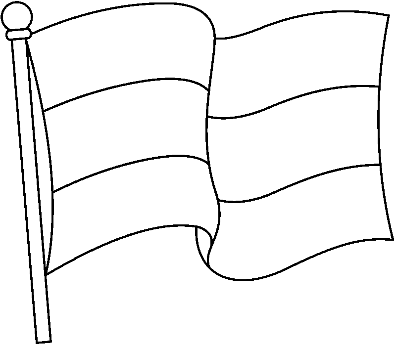 Flag Clipart Black And White Flag Black And White Clip Art Images 