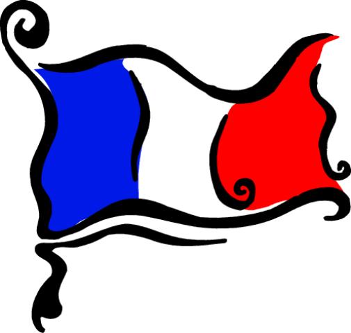 French flag clipart rectangul