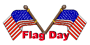 Flag Day with an American Fla