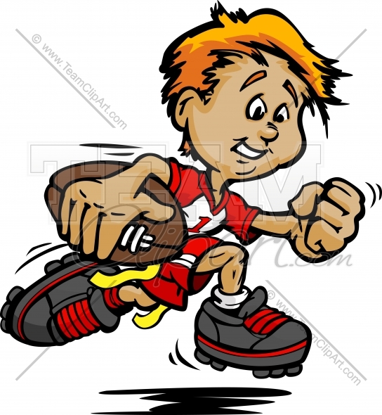 Flag football clipart free to