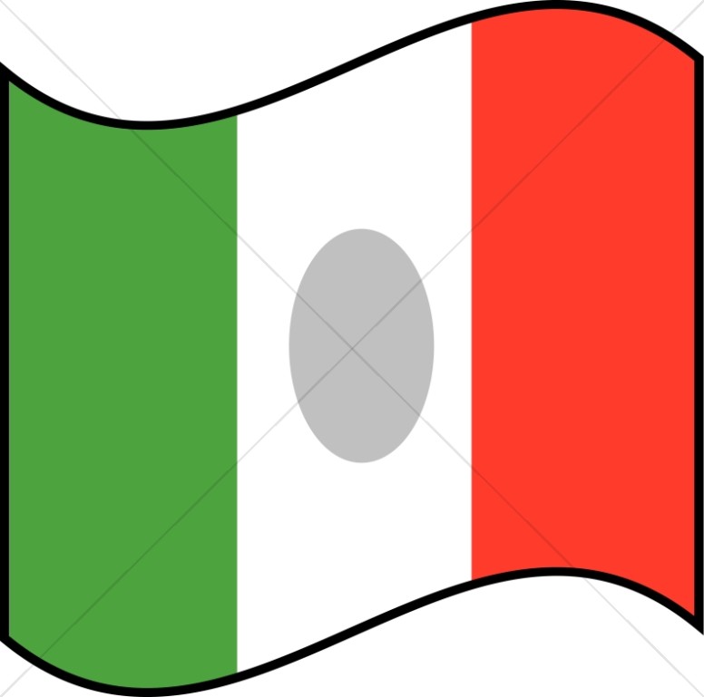 Flag of Mexico - Christian Flag Clip Art