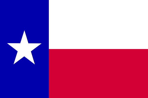 Texas Flag Waving Clipart. 3x