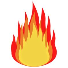 flame clipart - Clip Art Fire