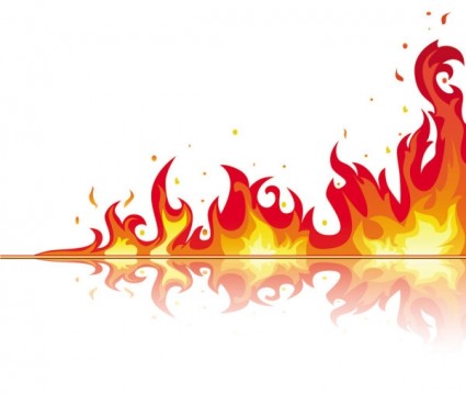 Flame Border Clip Art Beautiful Flame Vector Clip 04