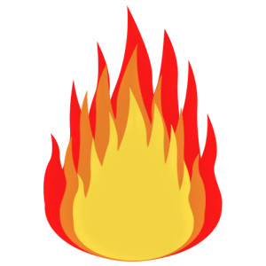 Fire flame clipart