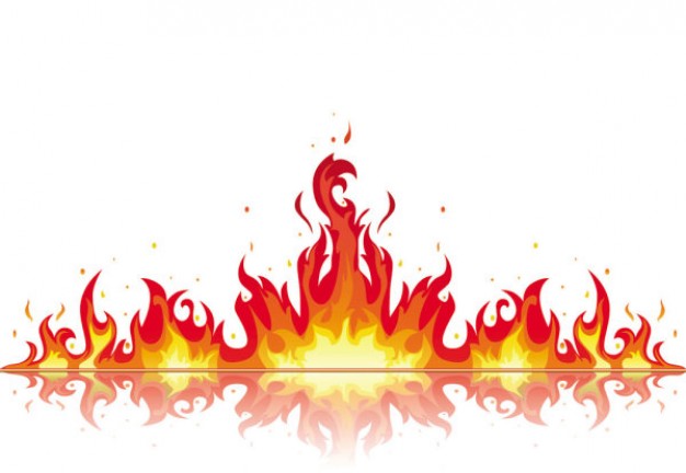 Flames flame clip art vector flame graphics image 4