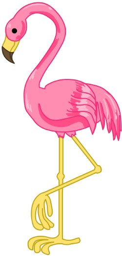Flamingo Clip Art - Pink Flamingo Clip Art