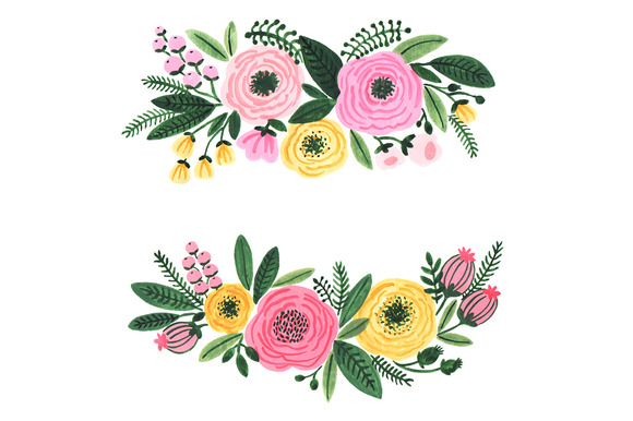 Floral clipart flower wedding - Free Floral Clipart