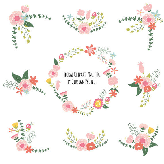Floral clipartmercial used by - Free Floral Clipart