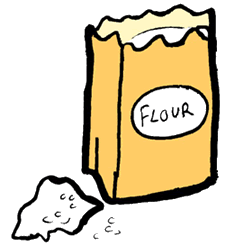 flour clipart - Flour Clipart